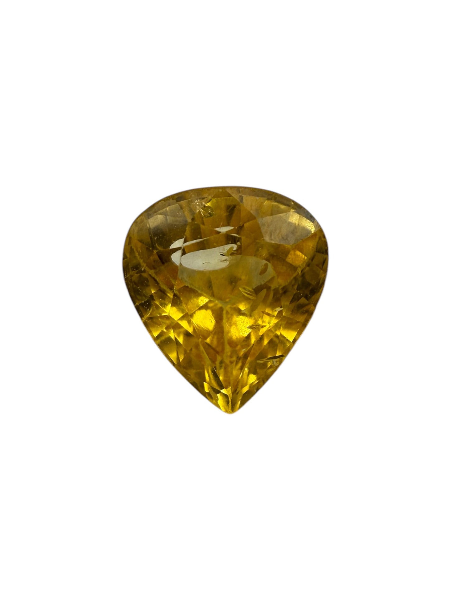 Vivid-Yellow Saphir, 1.74 Karat, erhitzt