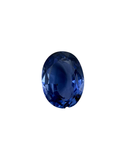 blauer Saphir, 1.01 Karat, erhitzt