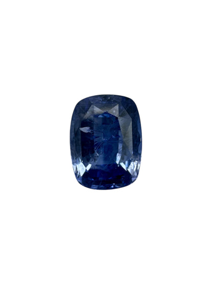blauer Saphir, 2.18 Karat, erhitzt