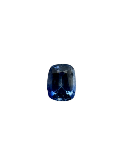 blauer Saphir, 0.80 Karat, erhitzt