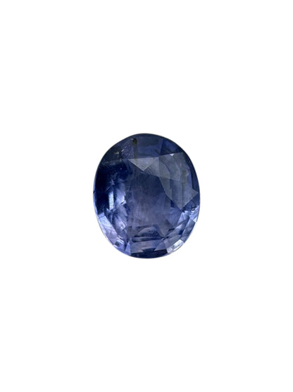violettblauer Saphir, 1.51 Karat, unbehandelt