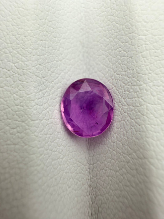 pinker Saphir, 1.11 Karat, unbehandelt