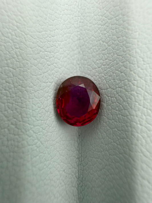 Rubin, 1.08 Karat, unbehandelt
