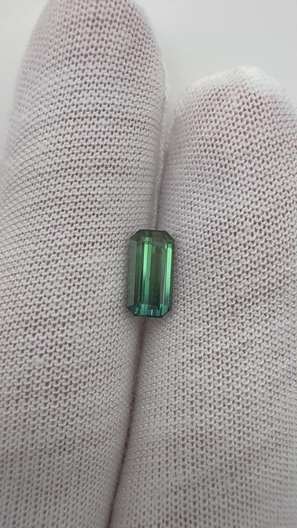 grüner Turmalin, 1.27 Karat, unbehandelt