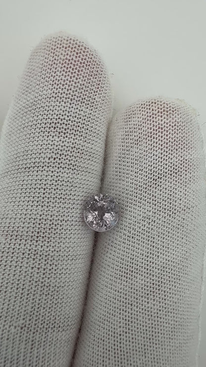 violetter Spinell, 1.24 Karat, unbehandelt