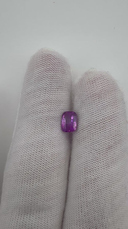 pinker Saphir, 1.01 Karat, unbehandelt