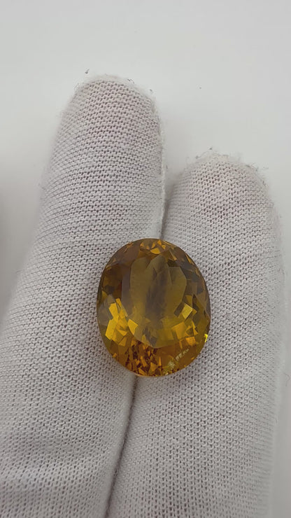 Goldquarz, 15.12 Karat, unbehandelt